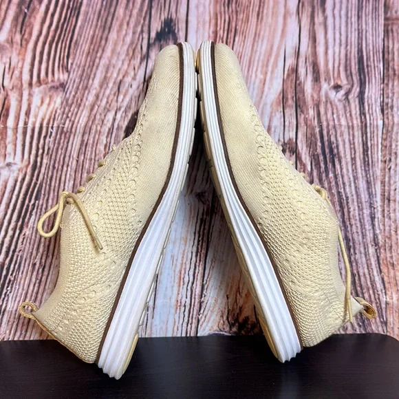 Cole Haan Grand OS Original Grand Knit Wing Tip Oxfords Womens Sz 9.5B - Picture 8 of 10